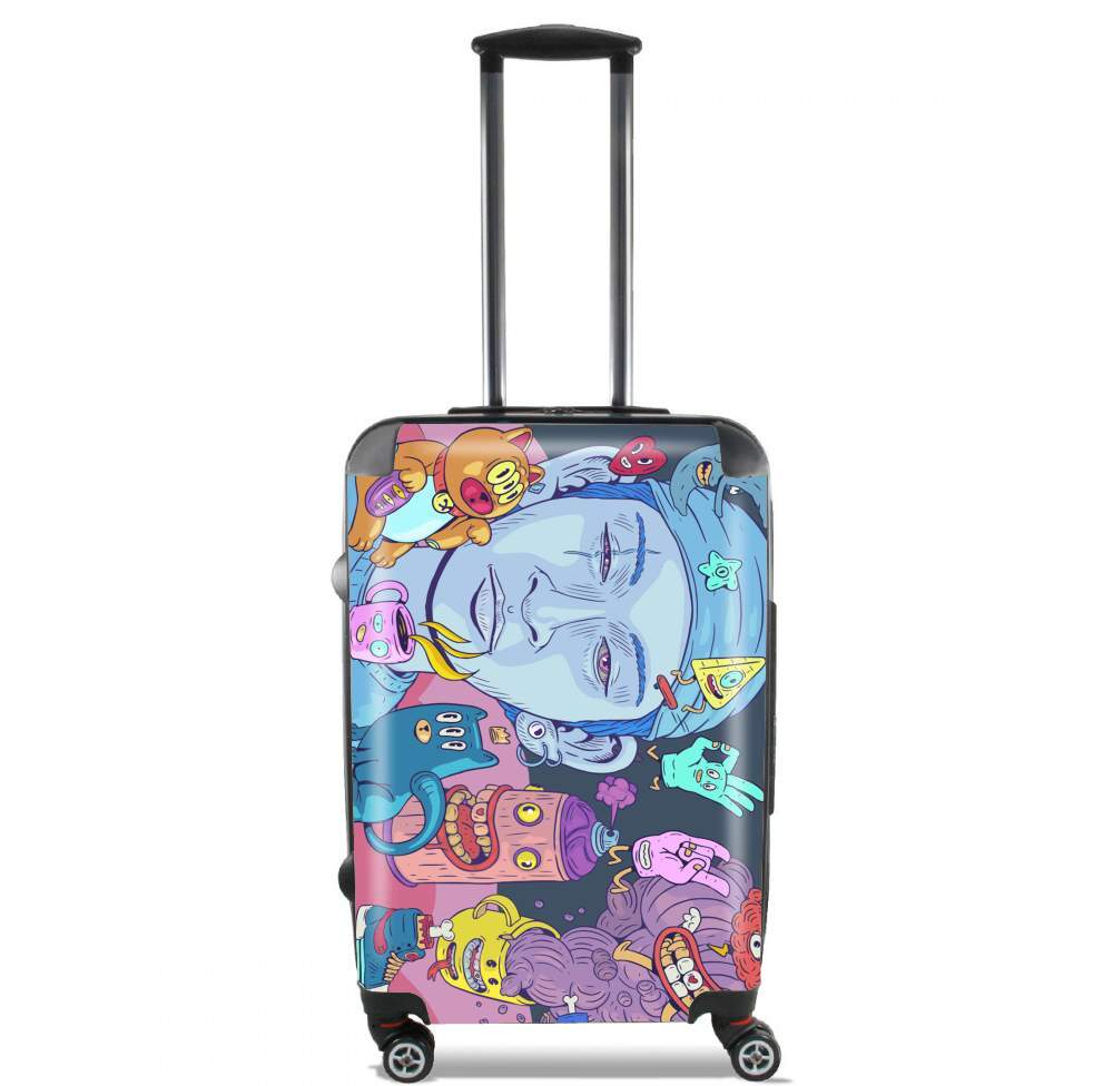 Valise trolley bagage L pour Colorful and creepy creatures