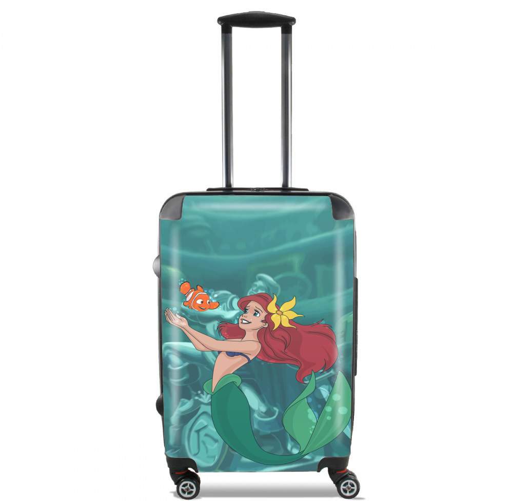 Valise trolley bagage L pour Disney Hangover Ariel and Nemo