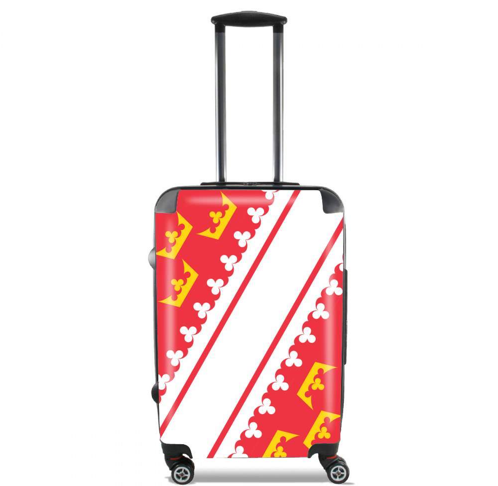 Valise trolley bagage L pour Drapeau alsacien Alsace Lorraine