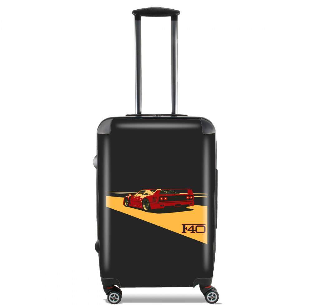 Valise trolley bagage L pour Ferrari F40 Art Fan