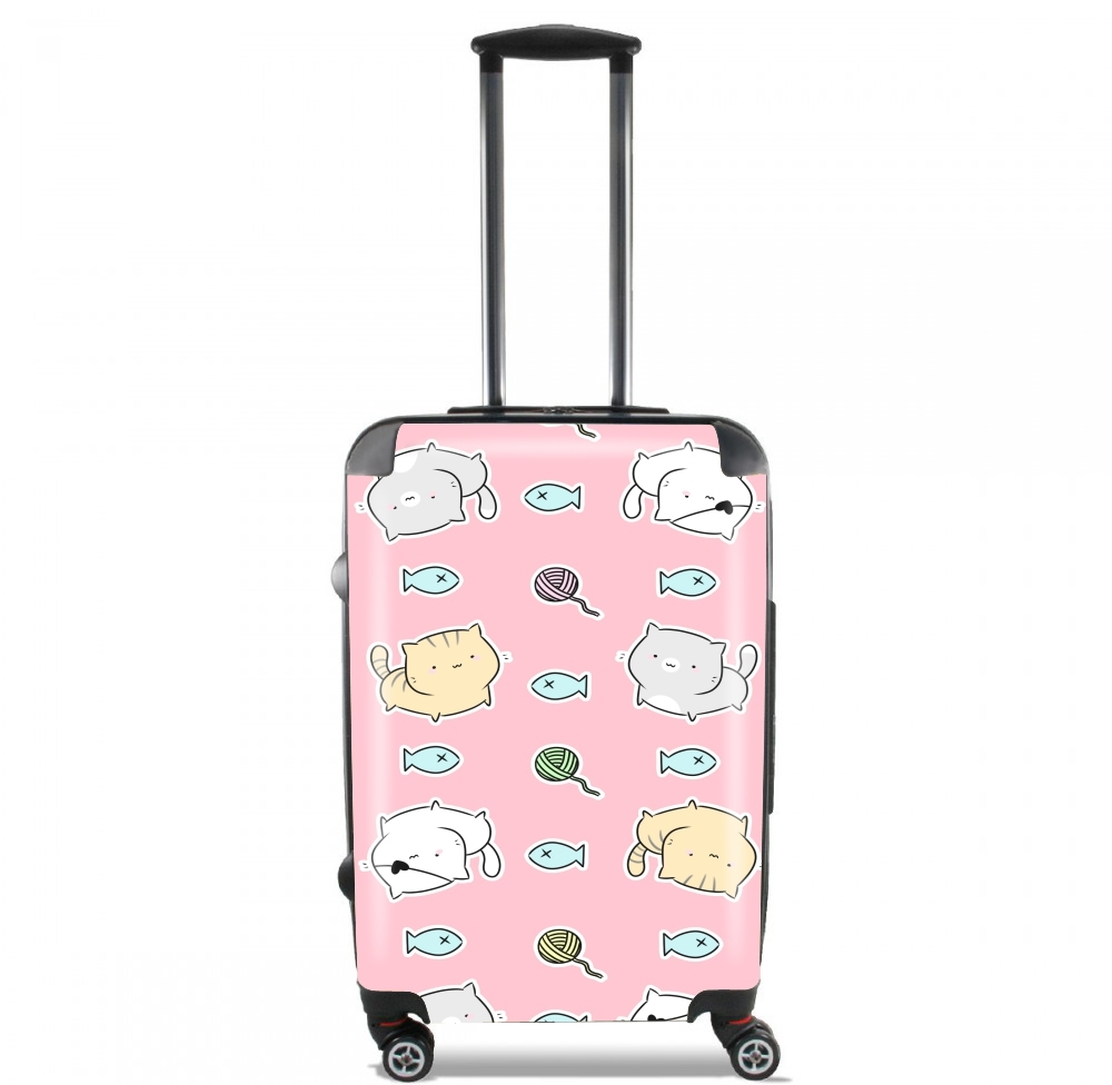 Valise trolley bagage L pour Fluffy Kittens