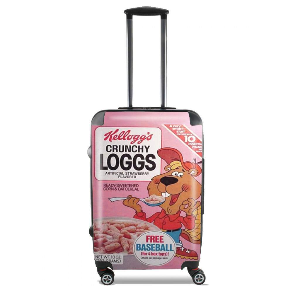 Valise trolley bagage L pour Food Crunchy Loggs