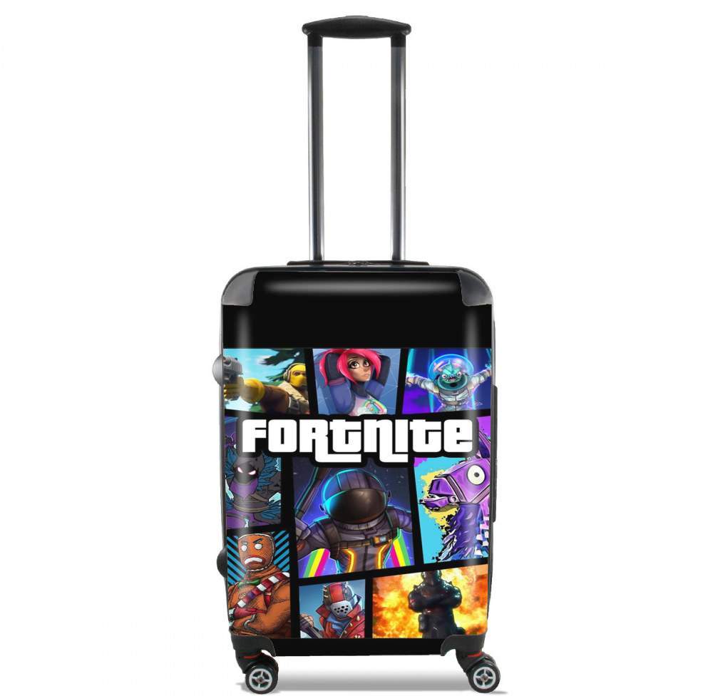 Valise trolley bagage L pour Fortnite - Battle Royale Art Feat GTA