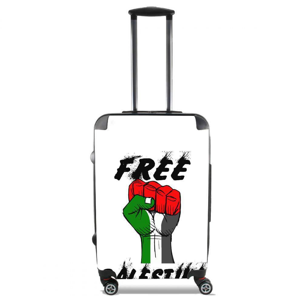 Valise trolley bagage L pour Free Palestine