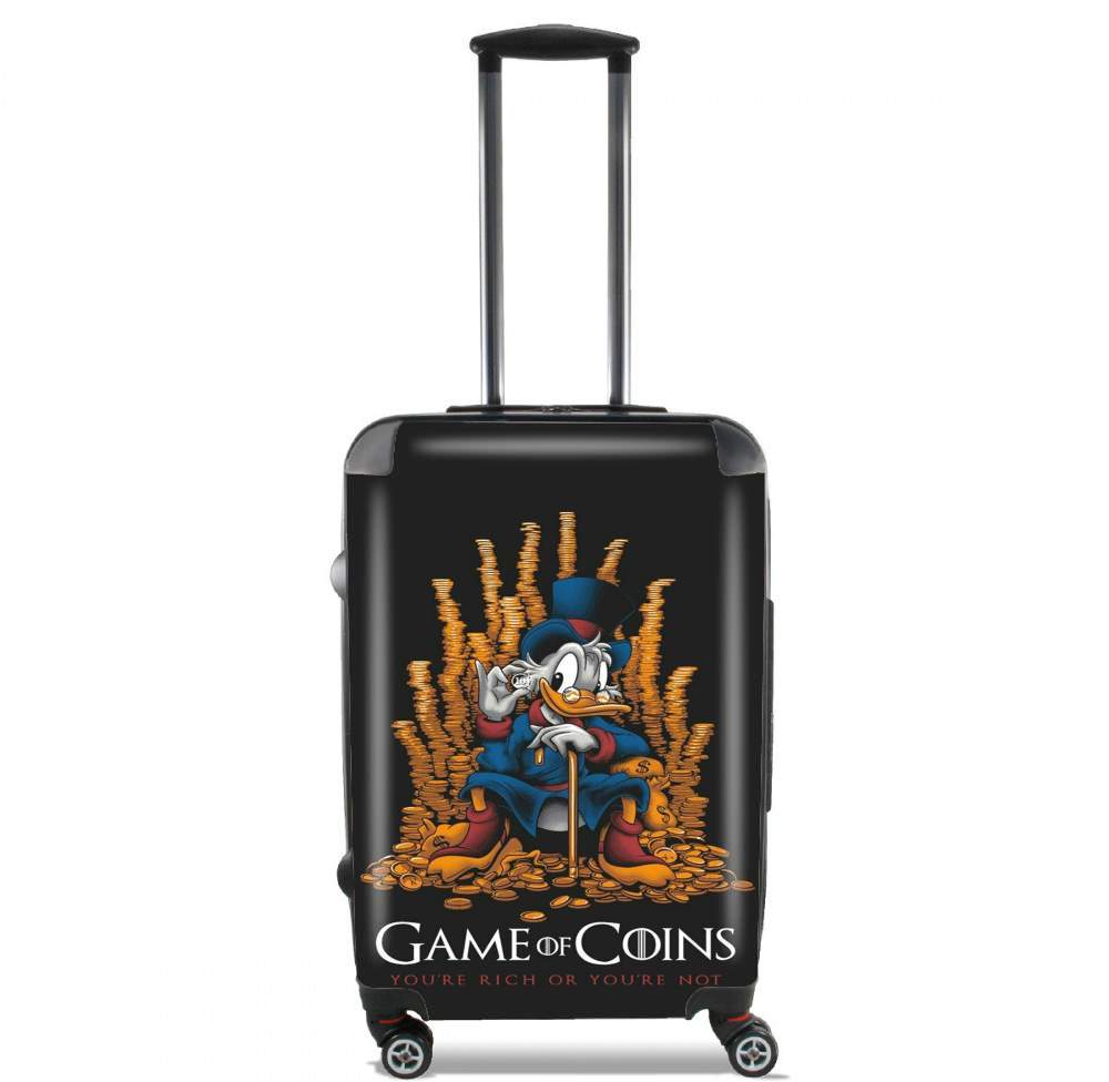 Valise trolley bagage L pour Game Of coins Picsou Mashup