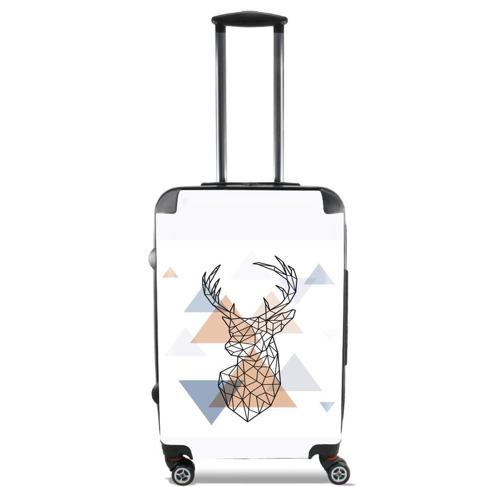Valise trolley bagage L pour Geometric head of the deer