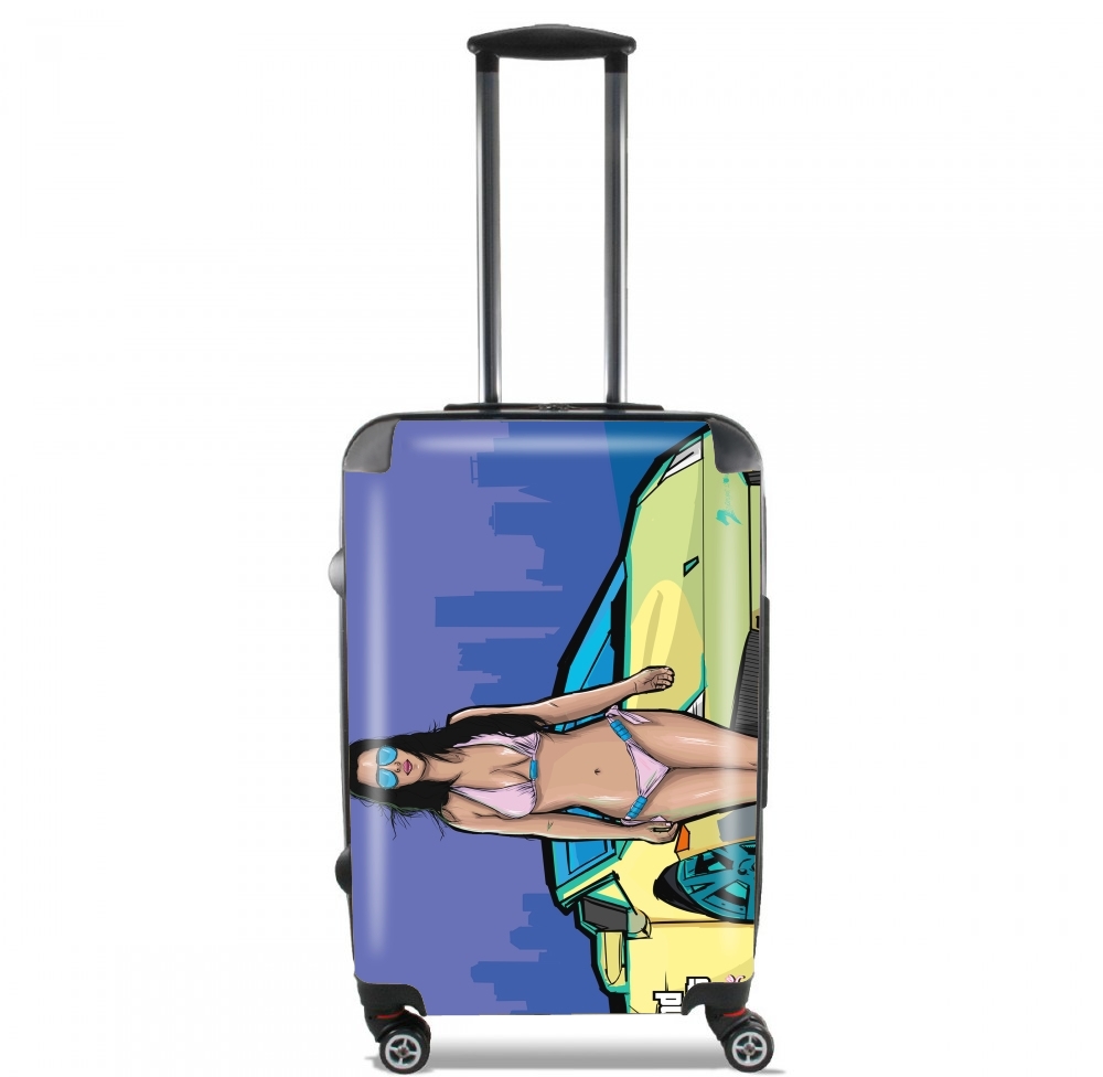 Valise trolley bagage L pour GTA collection: Bikini Girl Florida Beach