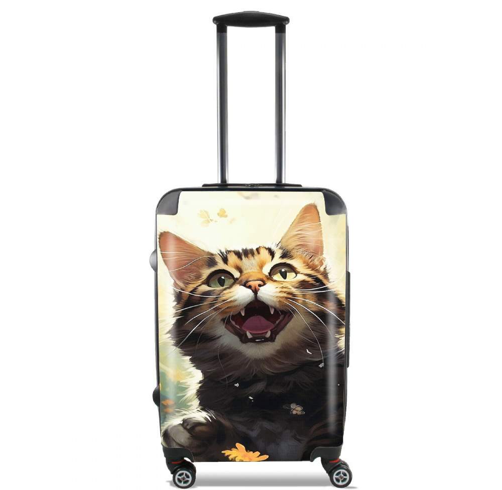 Valise trolley bagage L pour I Love Cats v3