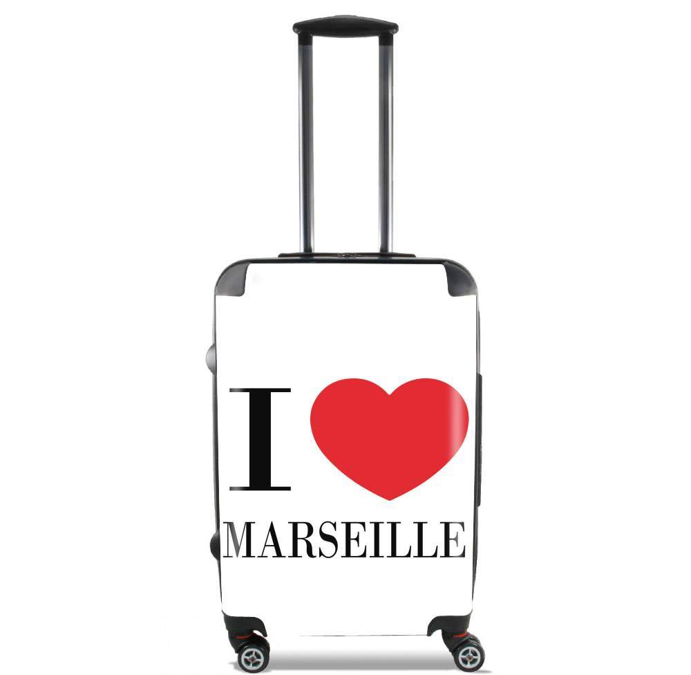 Valise trolley bagage L pour I love Marseille