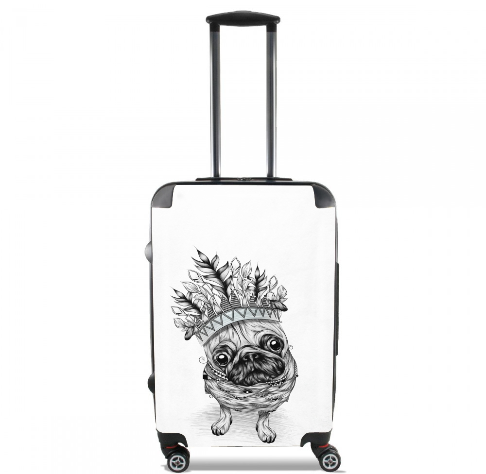 Valise trolley bagage L pour Indian Pug