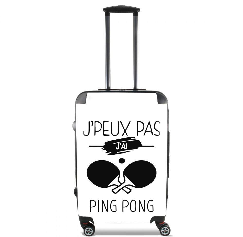 Valise trolley bagage L pour Je peux pas j'ai ping pong - Tennis de table