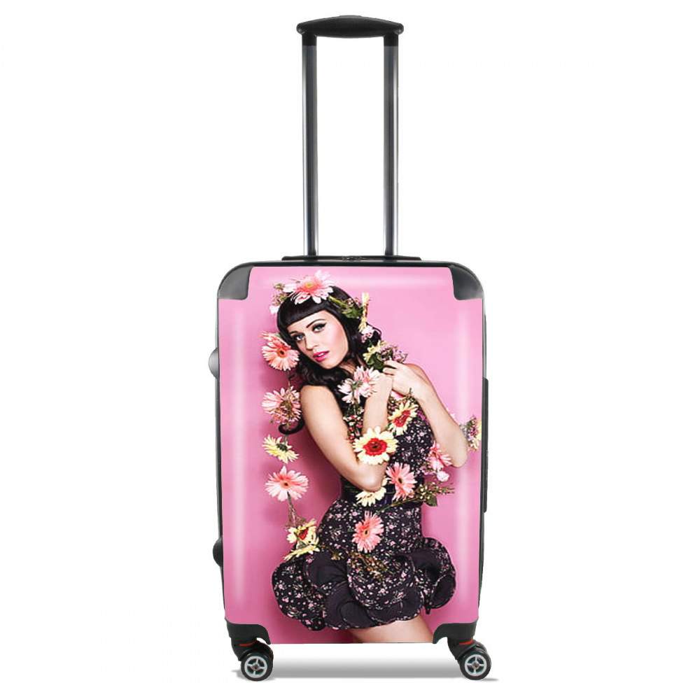Valise trolley bagage L pour Katty perry flowers