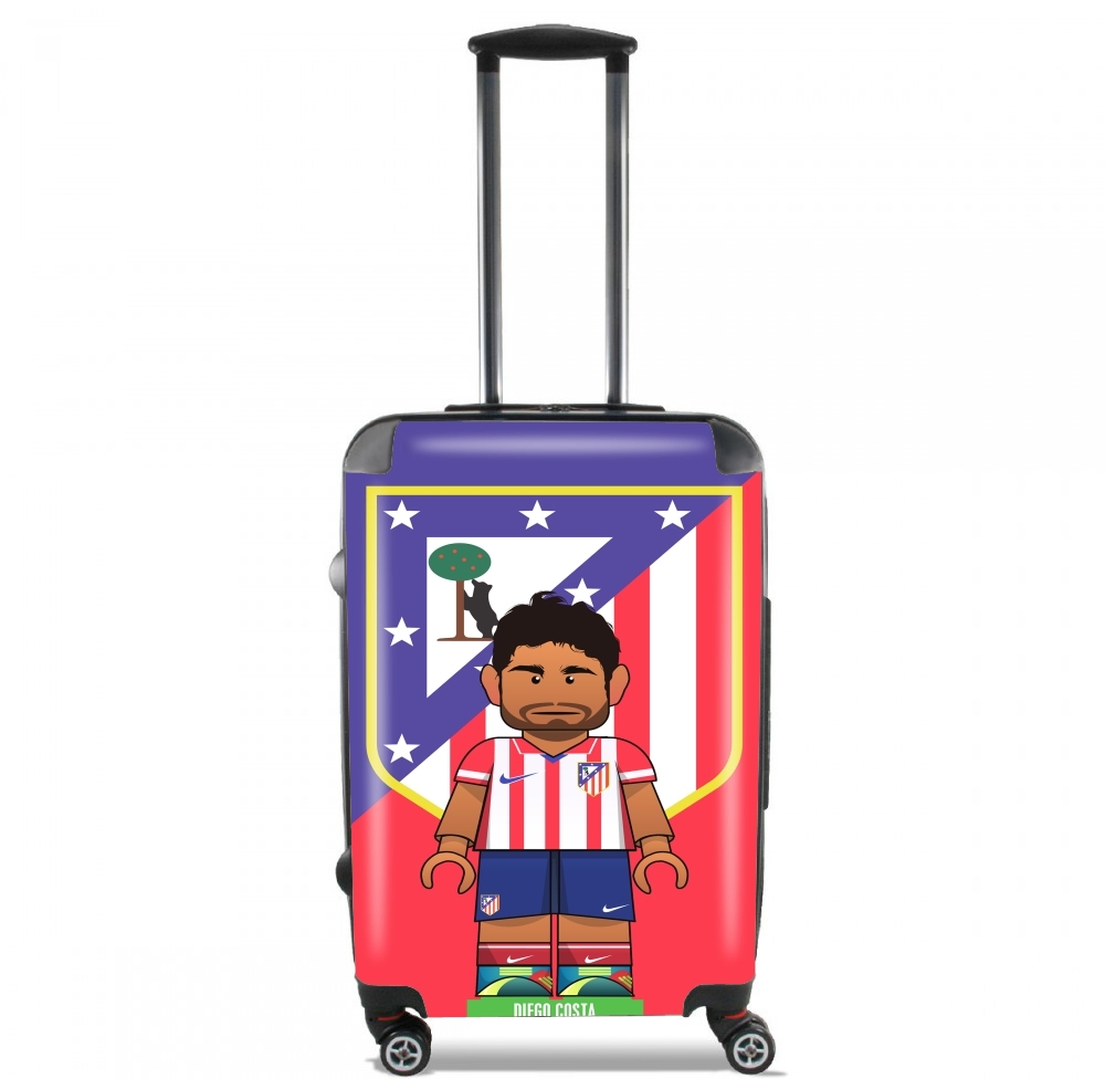 Valise trolley bagage L pour Lego Football: Atletico de Madrid - Diego Costa