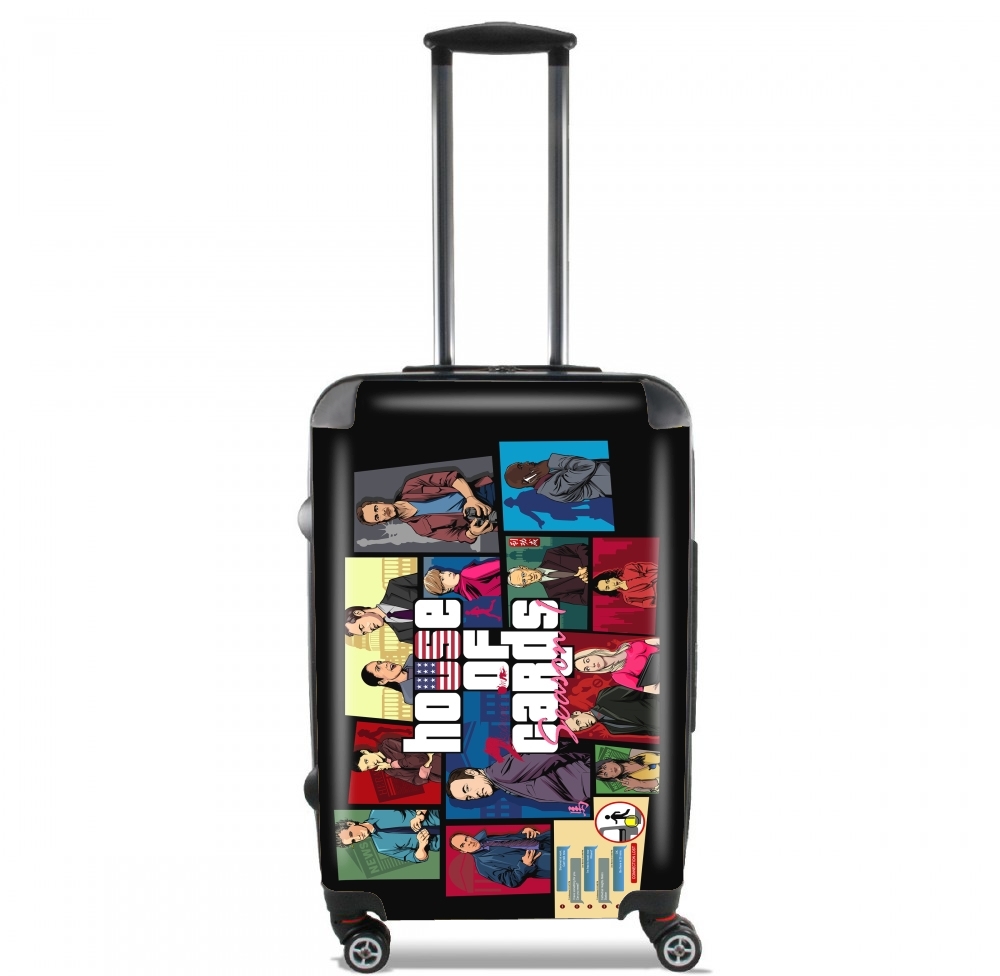 Valise trolley bagage L pour Mashup GTA and House of Cards