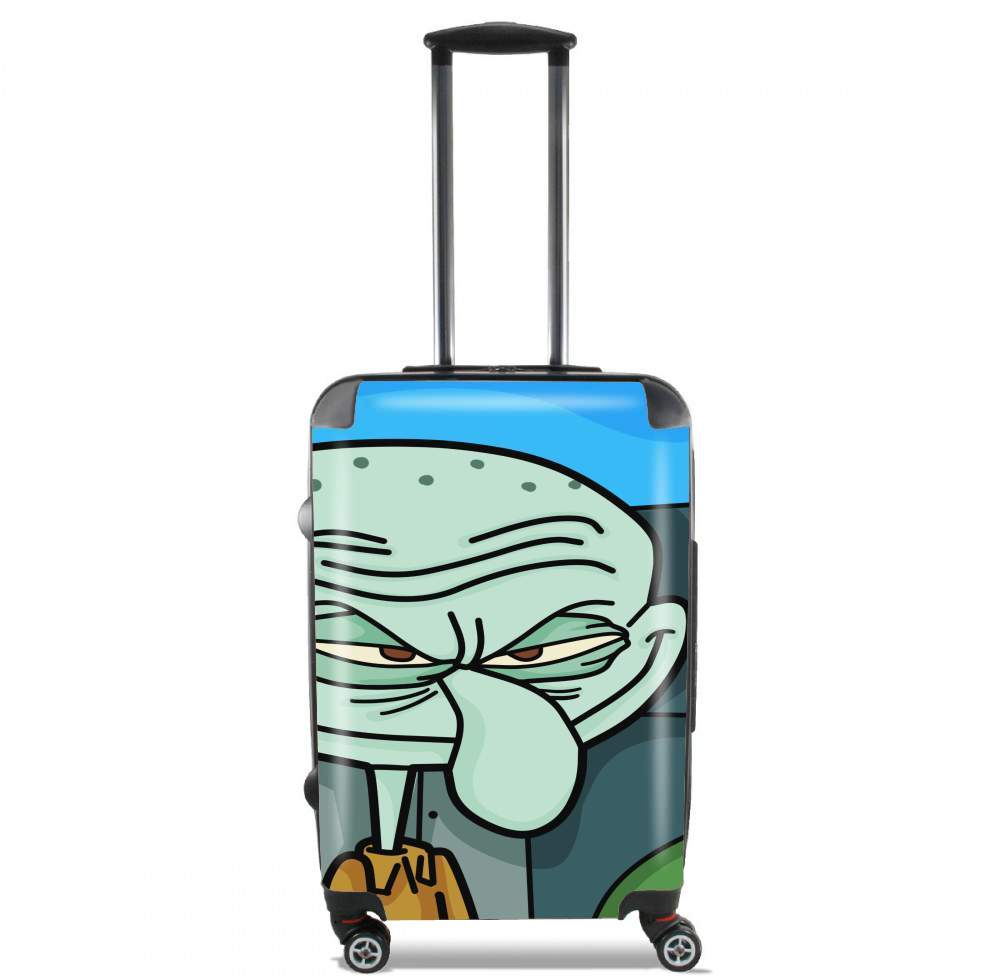 Valise trolley bagage L pour Meme Collection Squidward Tentacles