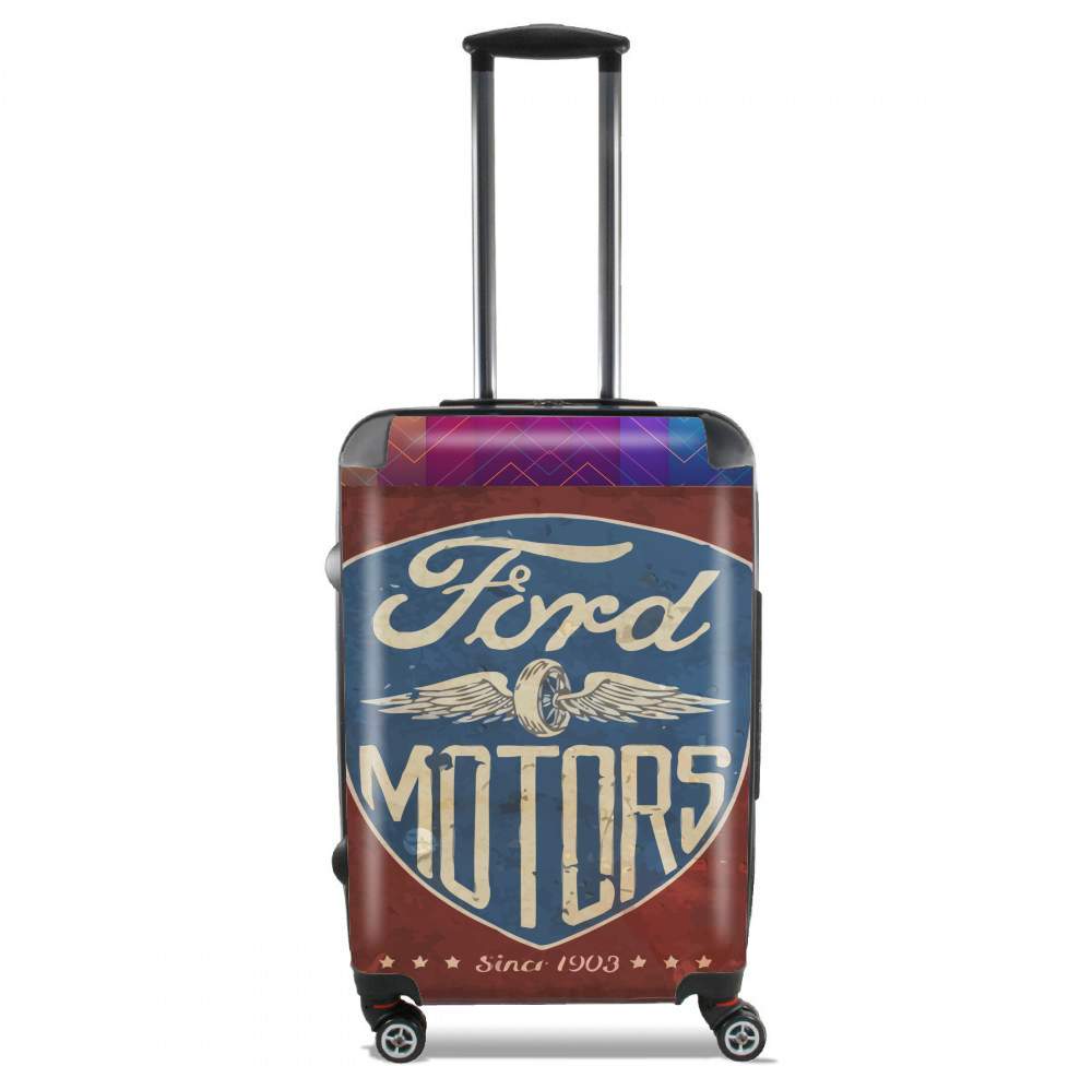 Valise trolley bagage L pour Motors vintage