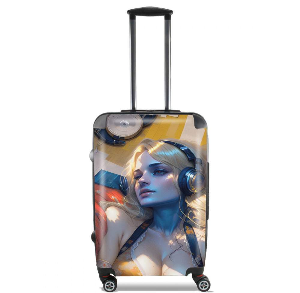 Valise trolley bagage L pour Music Sound Girl