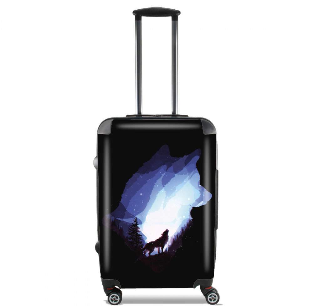 Valise trolley bagage L pour Mystic wolf