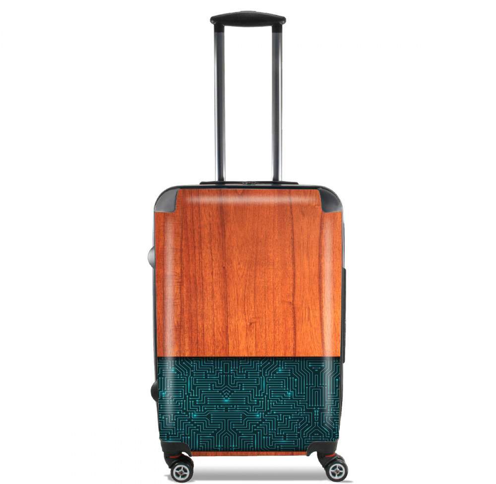 Valise trolley bagage L pour Natural Wooden Wood Bamboo