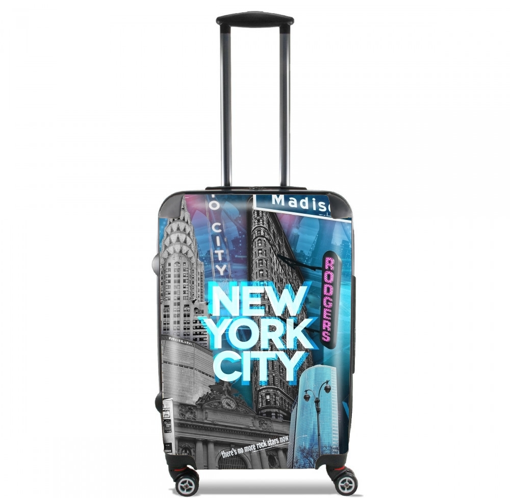 Valise trolley bagage L pour New York City II [blue]