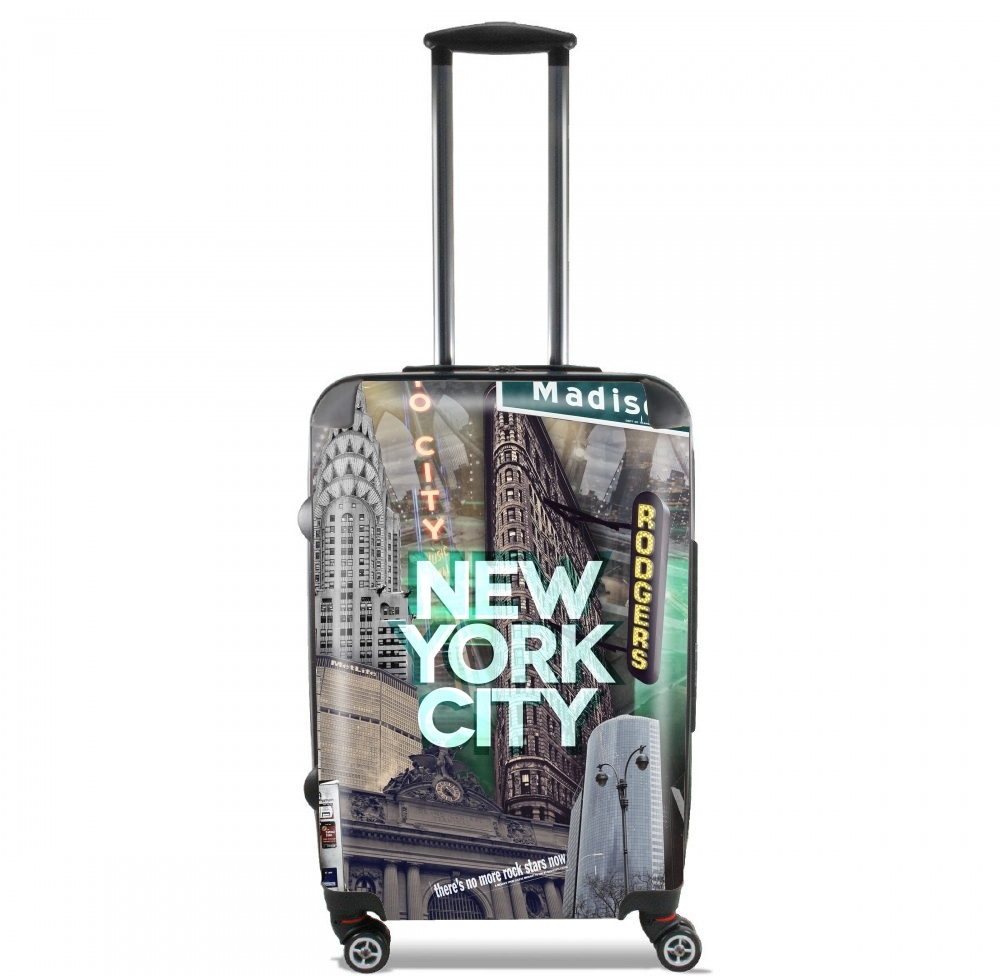 Valise trolley bagage L pour New York City II [green]