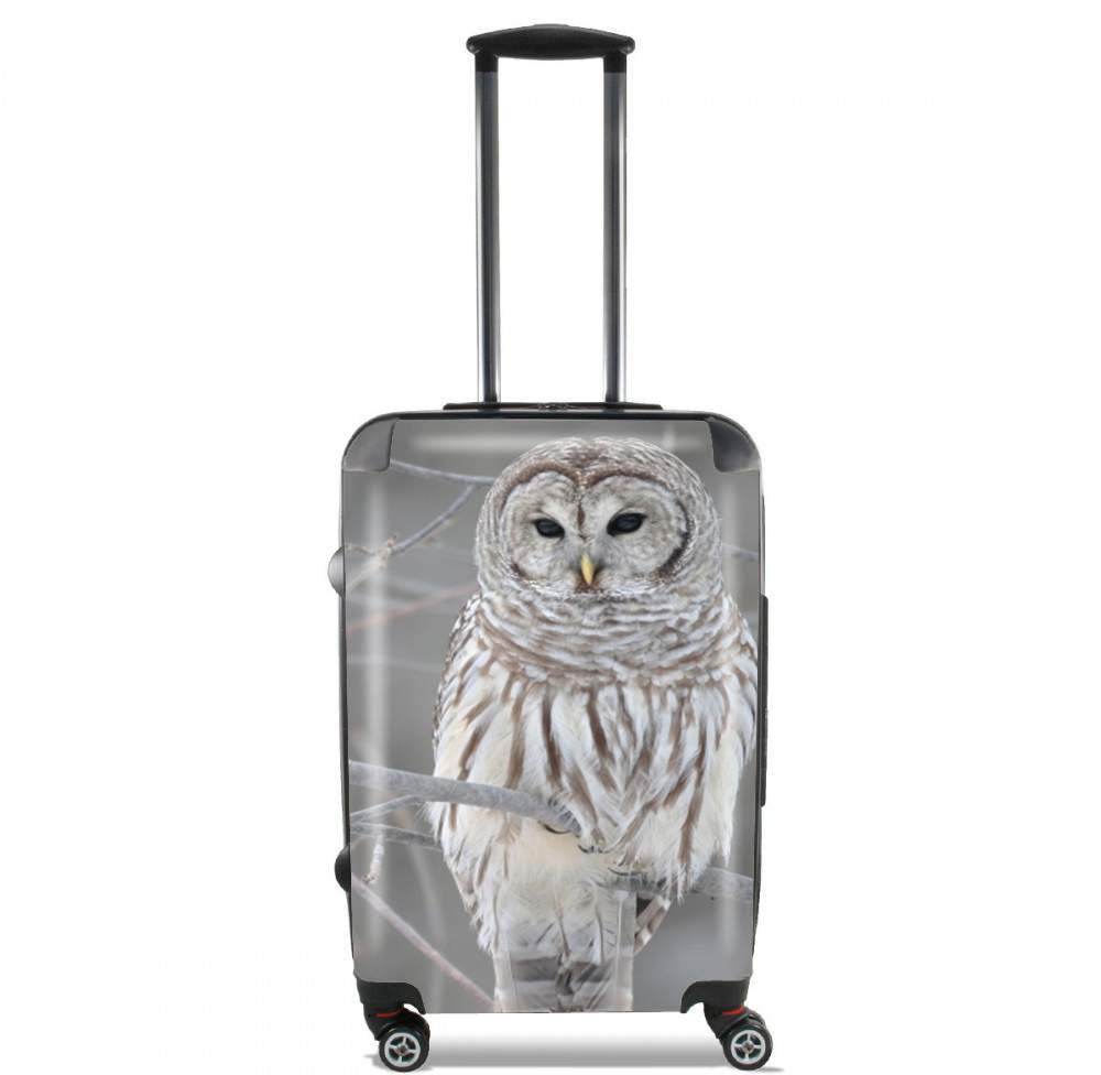 Valise trolley bagage L pour owl bird on a branch