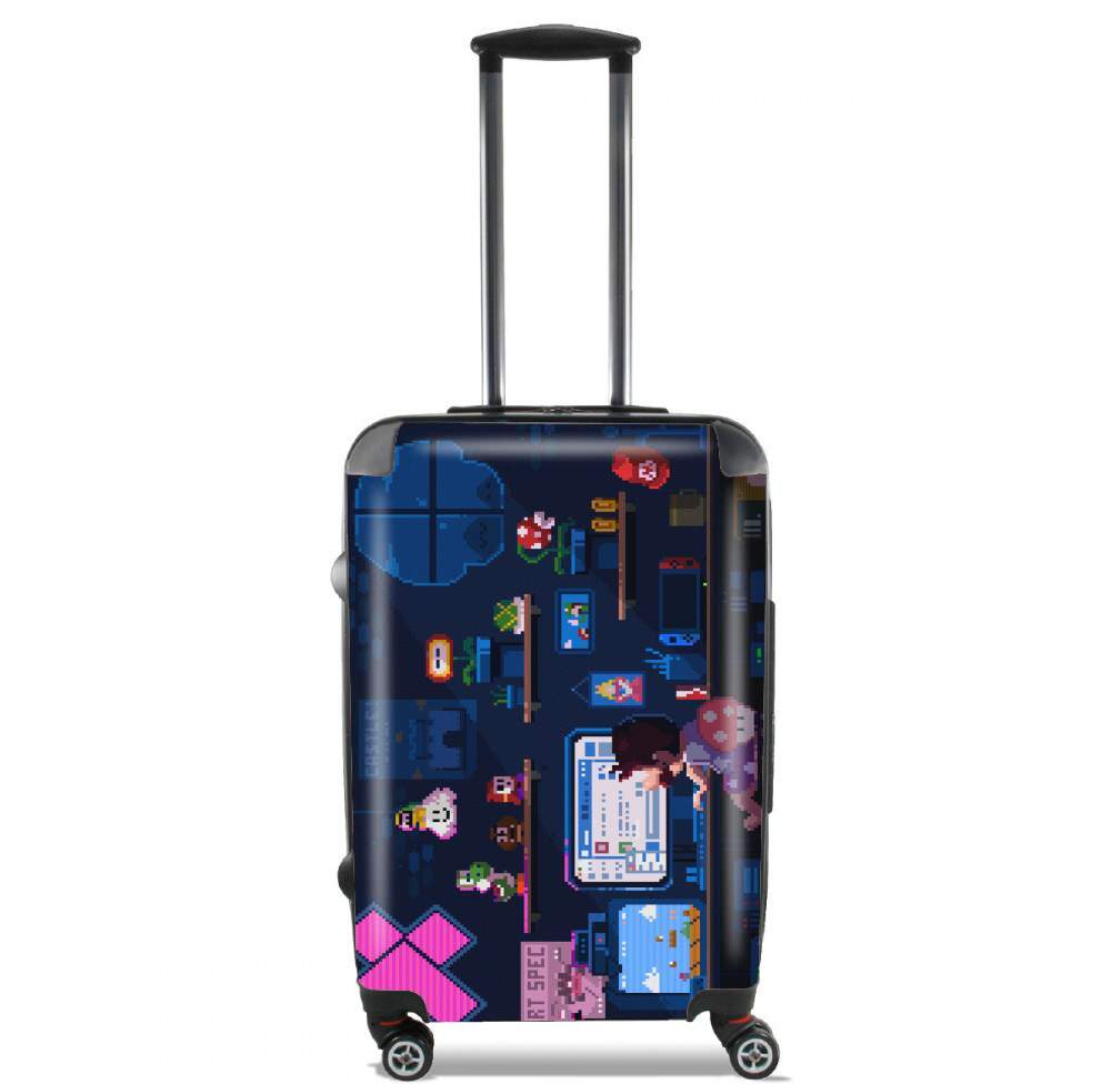 Valise trolley bagage L pour Pixel Retro Gamer