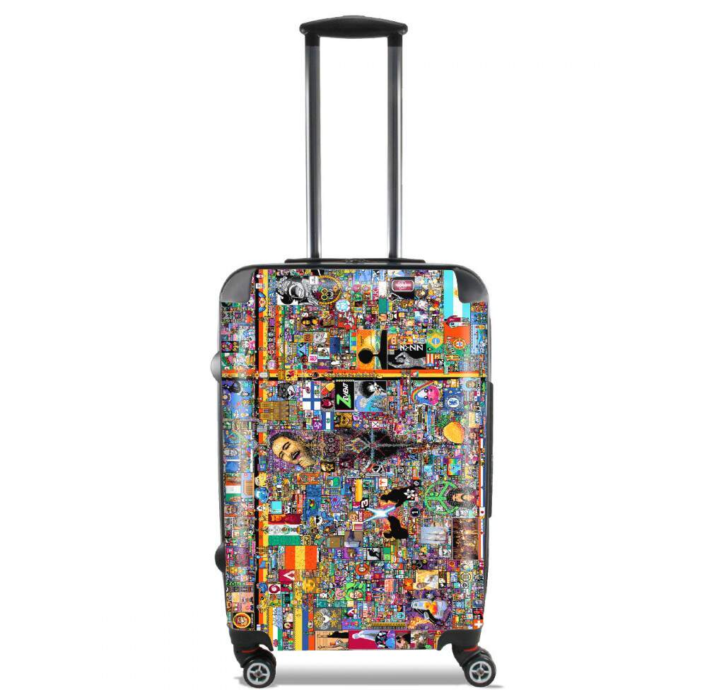 Valise trolley bagage L pour Pixel War Reddit