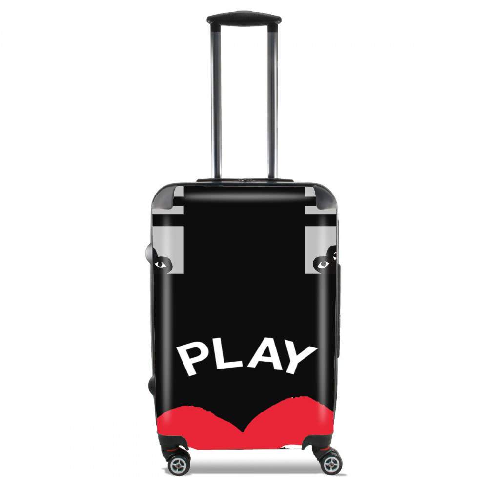 Valise trolley bagage L pour Play Comme des garcons