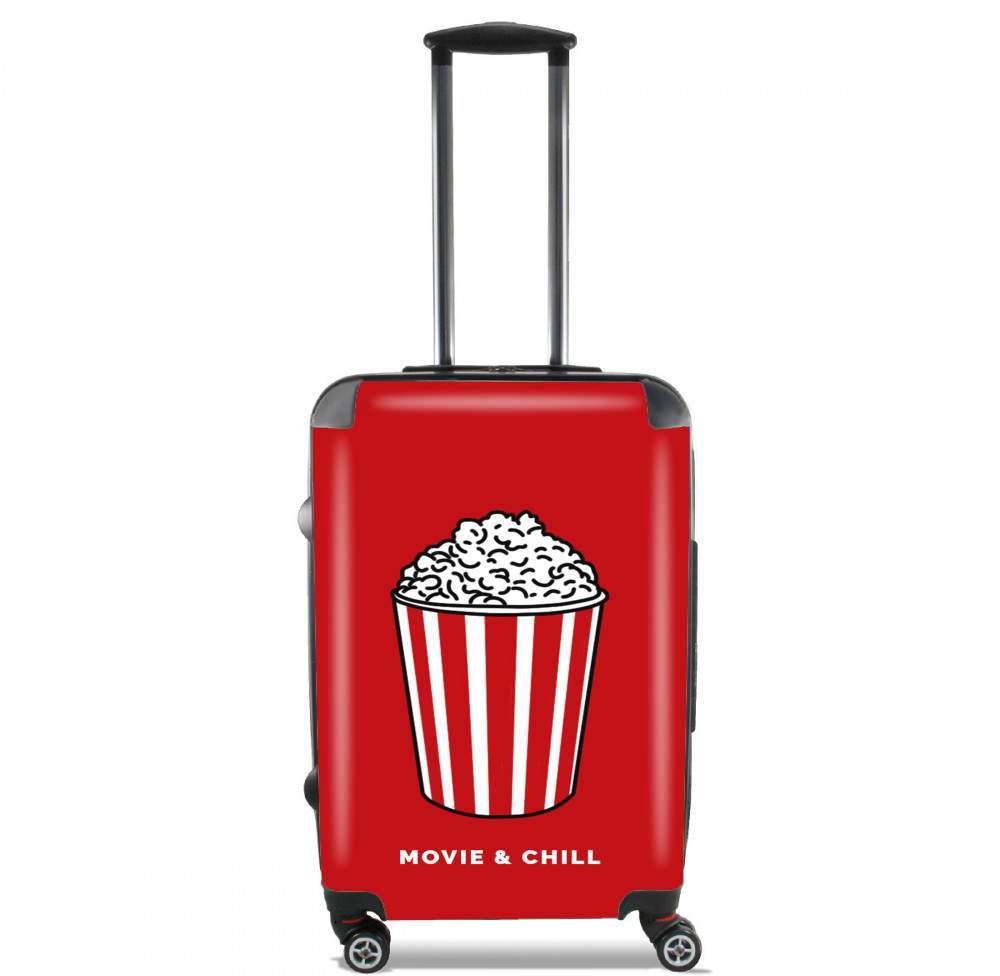Valise trolley bagage L pour Popcorn movie and chill