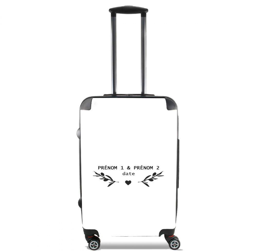 Valise trolley bagage L pour Tampon Mariage Provence branches d'olivier
