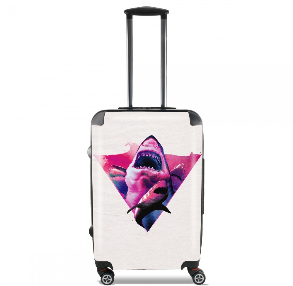 Valise trolley bagage L pour Requin violet