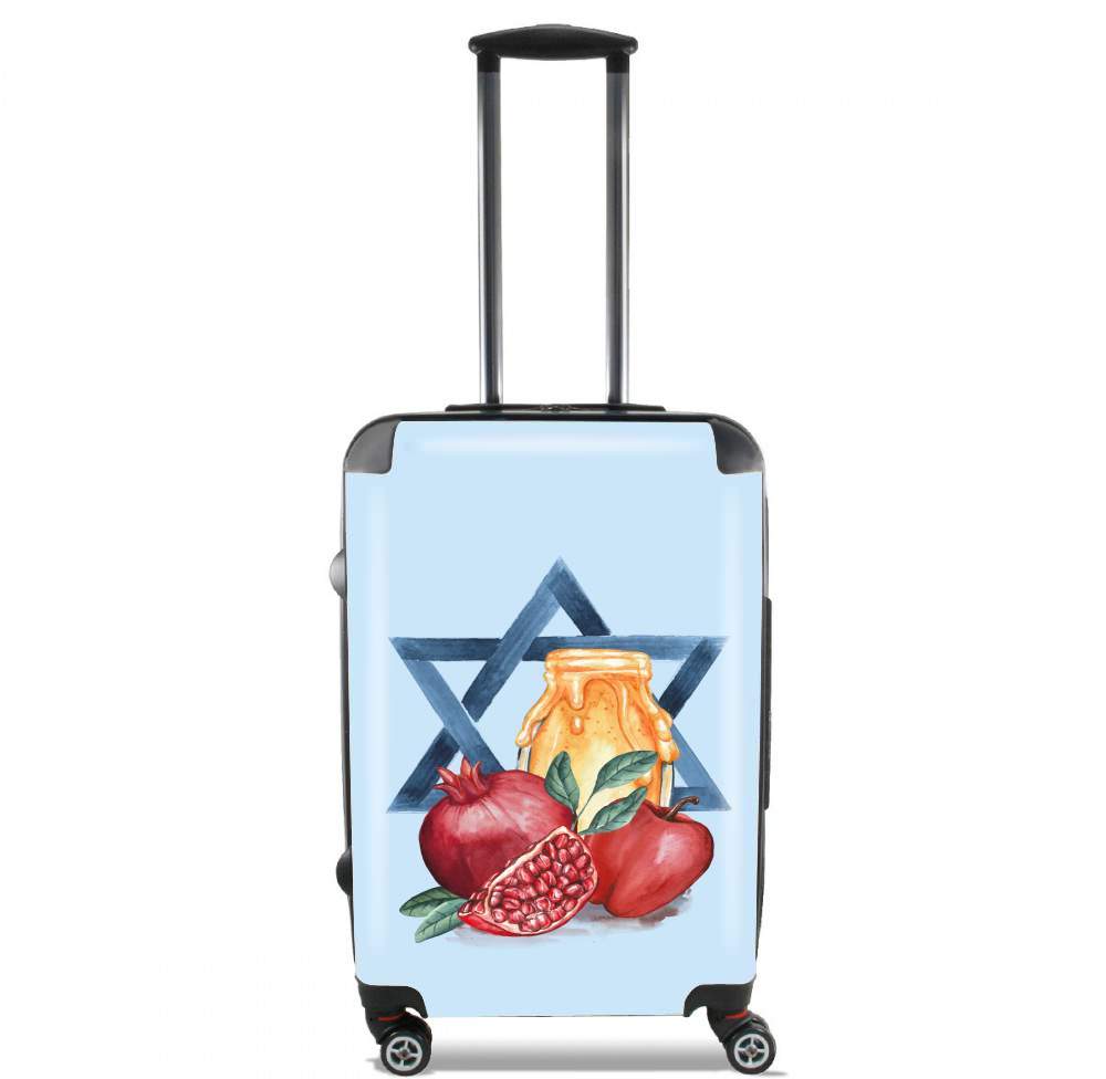 Valise trolley bagage L pour Shana tova Honey Fruits Card