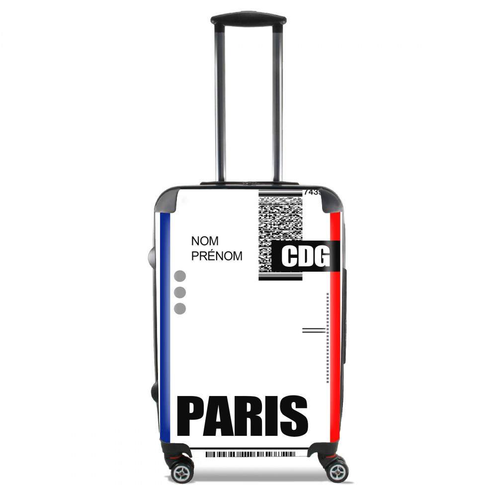 Valise trolley bagage L pour Voyage Boarding Pass Ticket