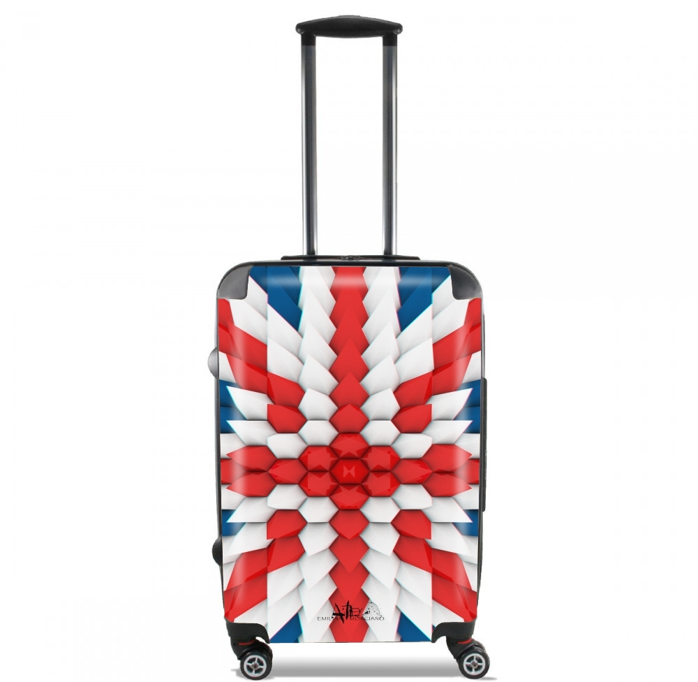 Valise trolley bagage XL pour 3D Poly Union Jack London flag