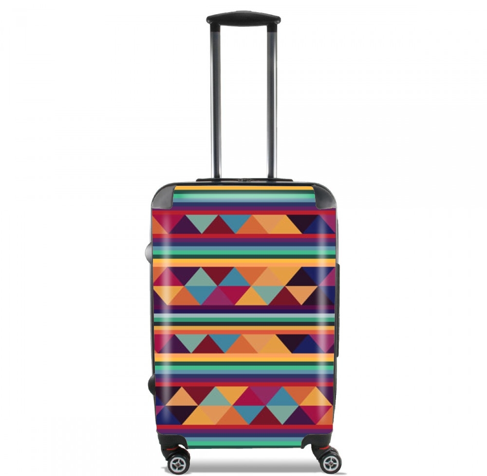 Valise trolley bagage XL pour Aztec Pattern Pastel