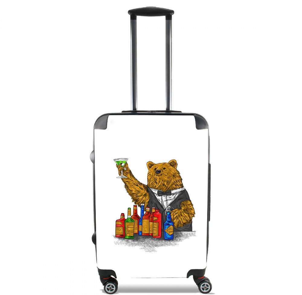 Valise trolley bagage XL pour Bartender Bear