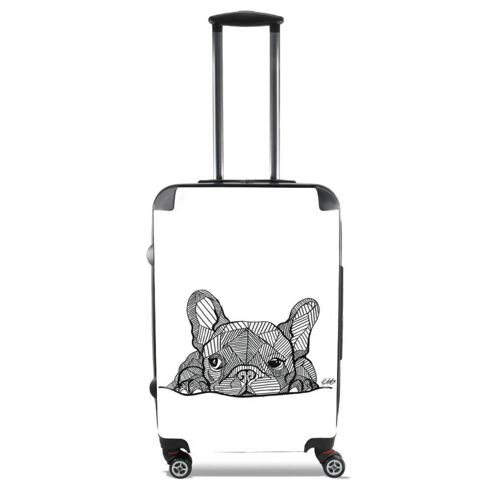 Valise trolley bagage XL pour Bouledogue