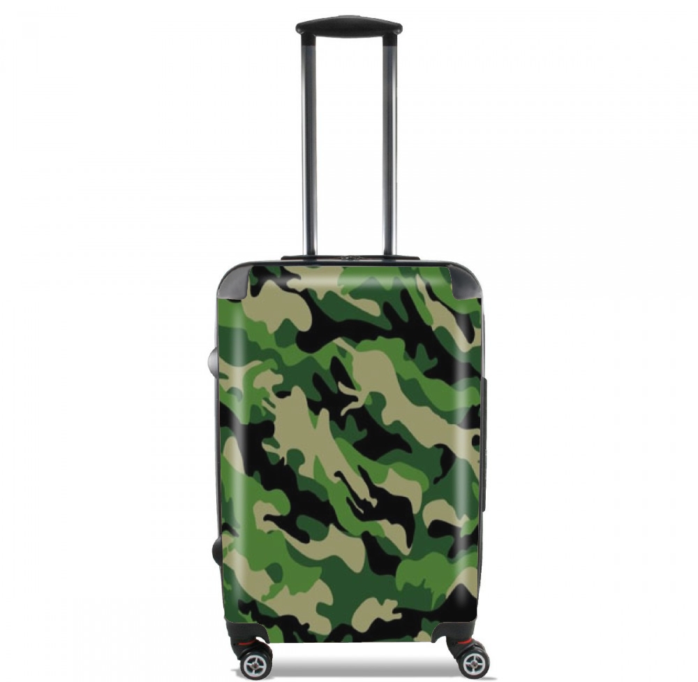 Valise trolley bagage XL pour Camouflage Militaire Vert