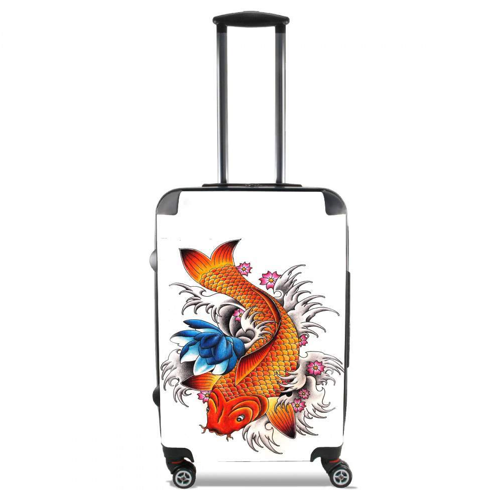 Valise trolley bagage XL pour Carpe japonaise