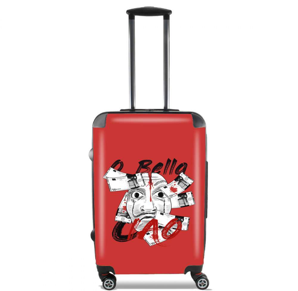 Valise trolley bagage XL pour Casa De Papel Bella Ciao Art