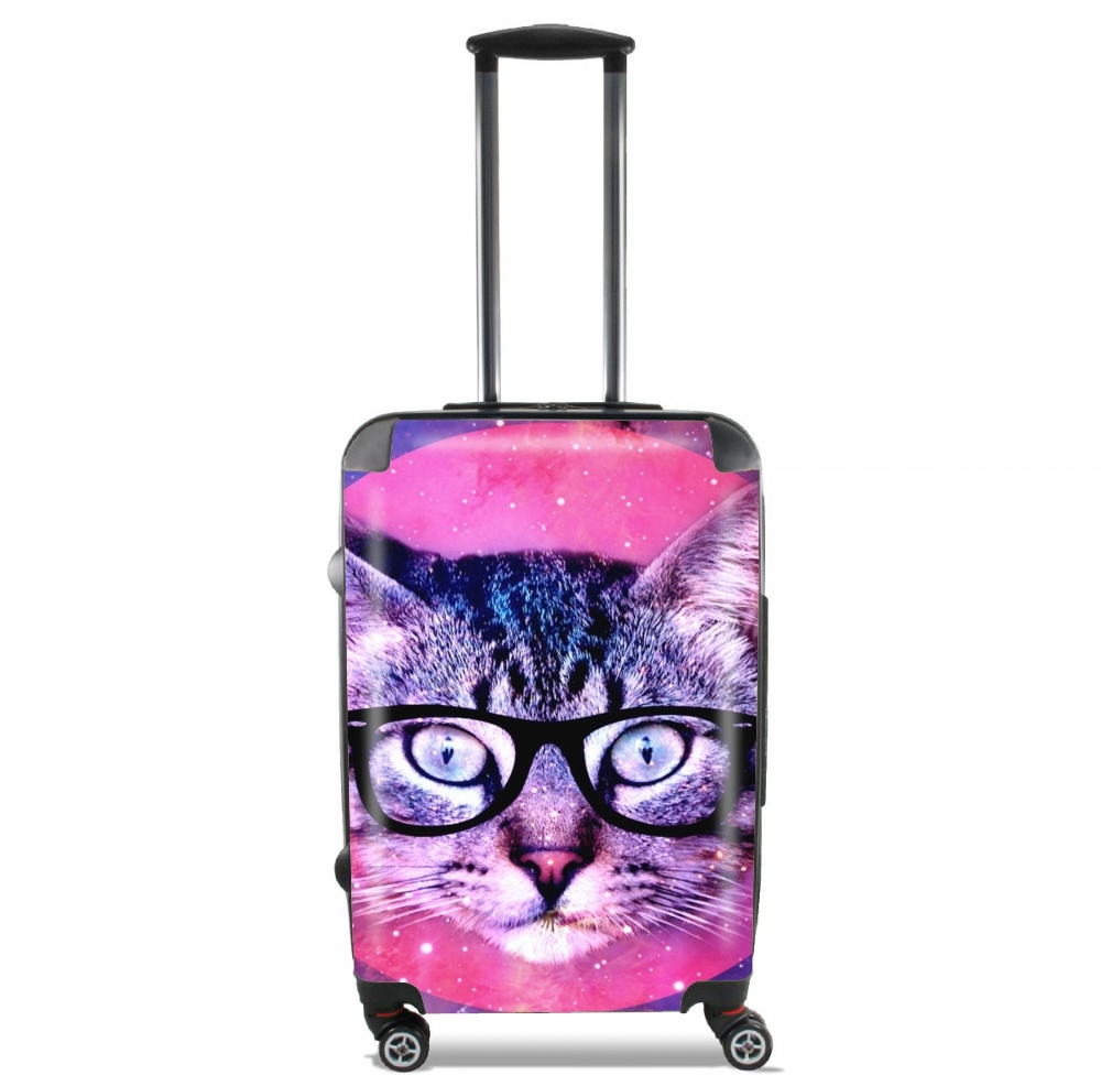 Valise trolley bagage XL pour Chat Hipster