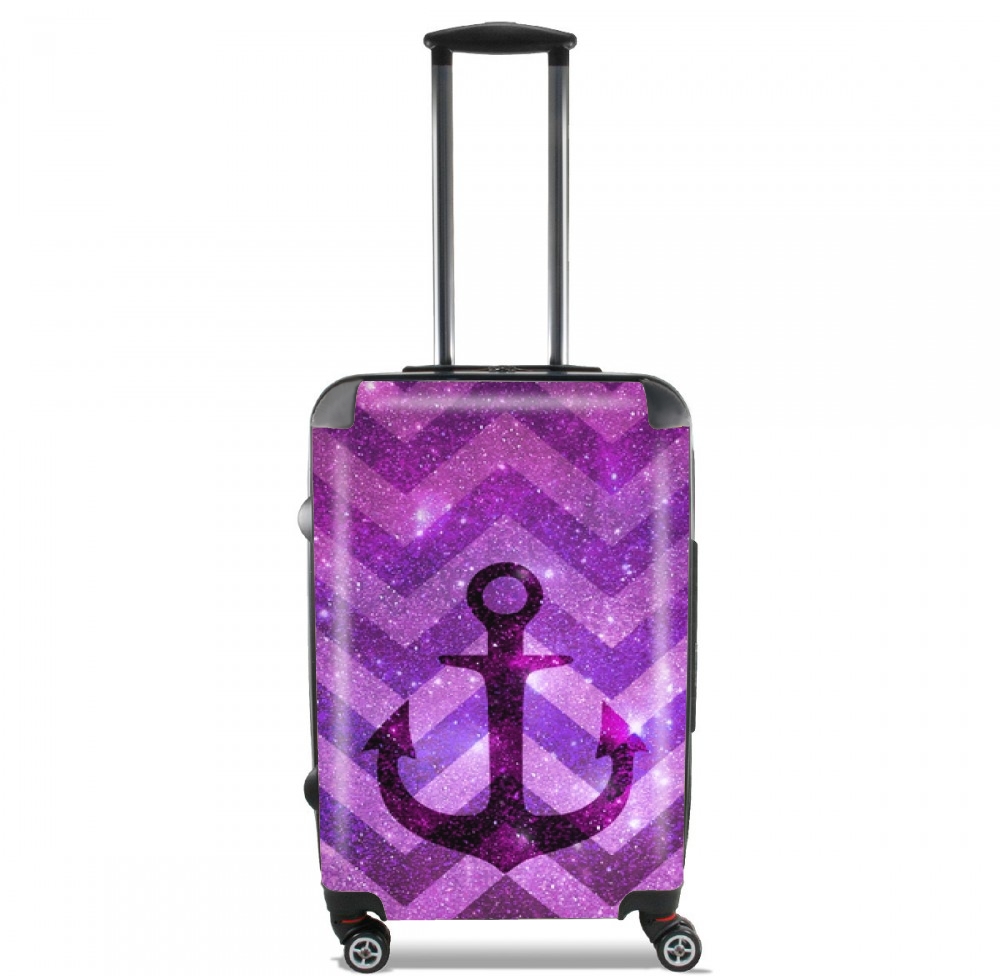 Valise trolley bagage XL pour Ancre perdu dans l'espace Violet