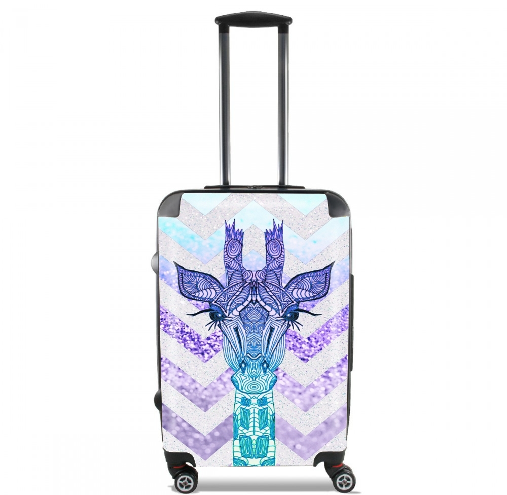 Valise trolley bagage XL pour GLITTER GIRAFFE