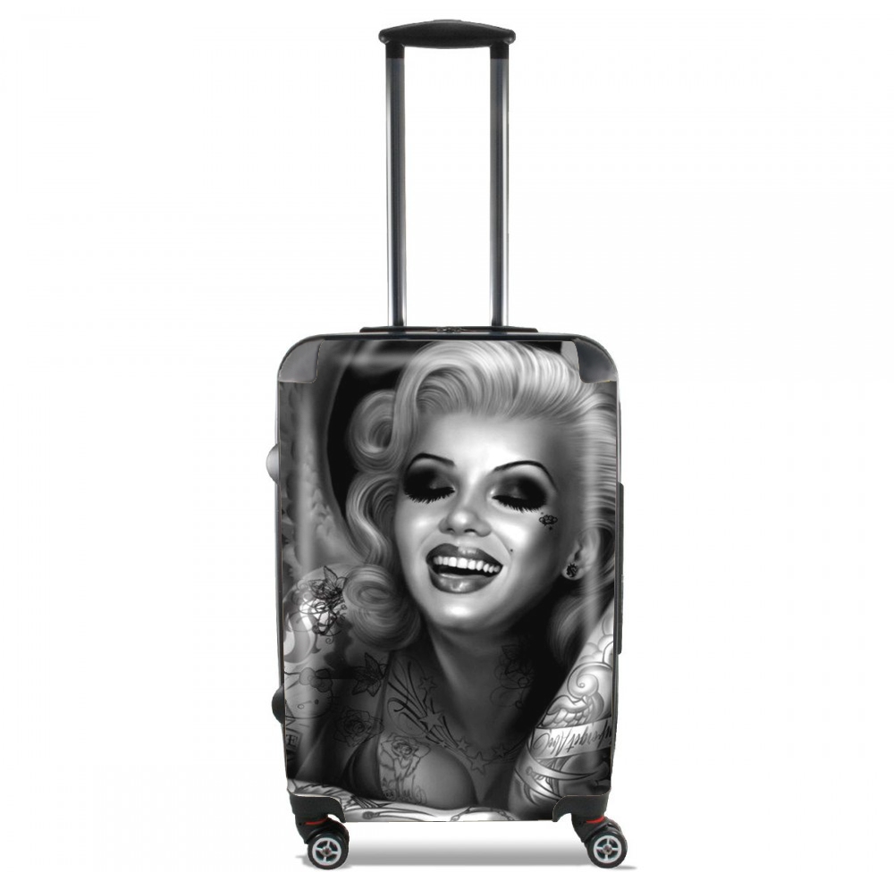 Valise trolley bagage XL pour Goth Marilyn