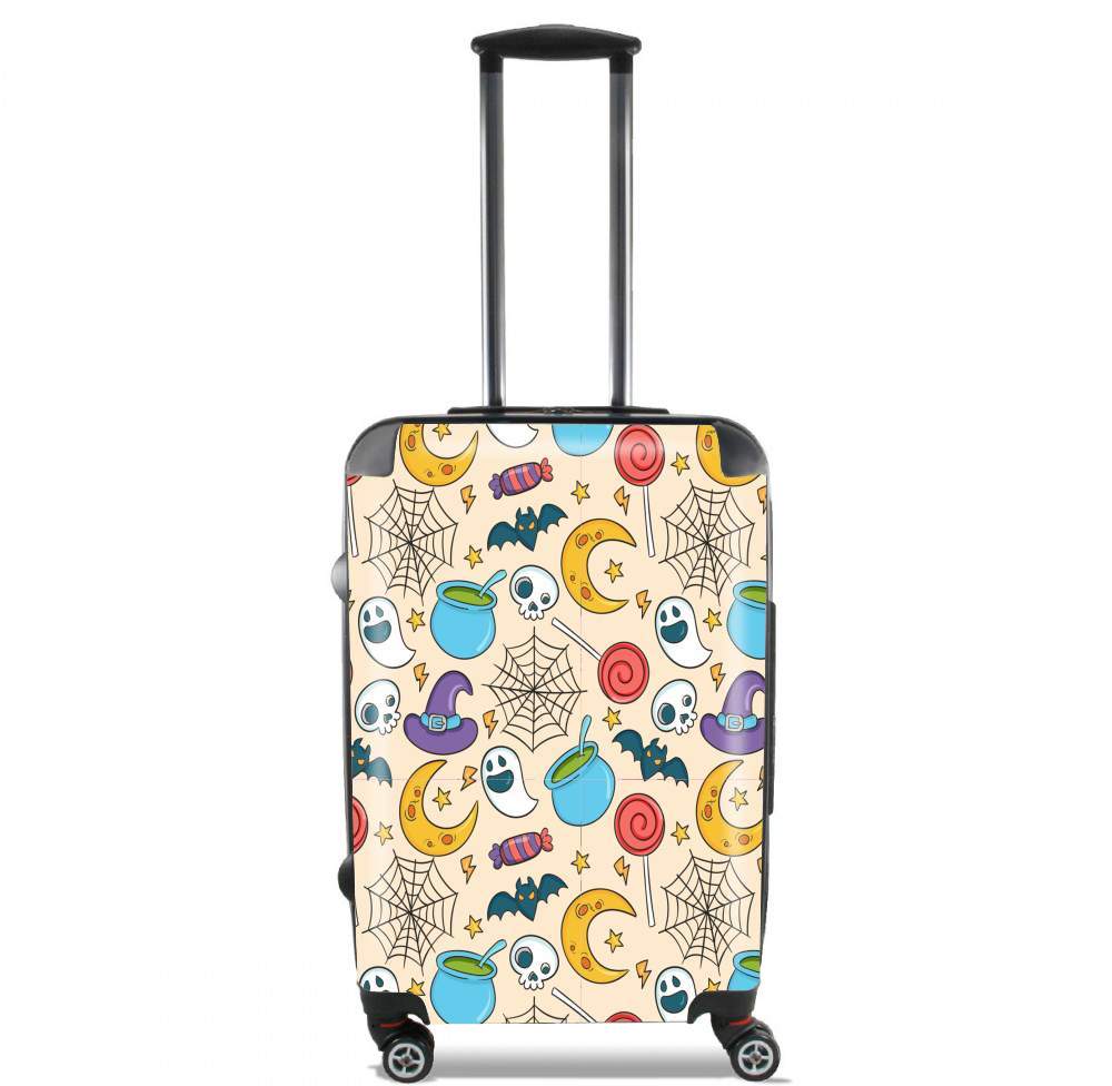 Valise trolley bagage XL pour Halloween Pattern Potion