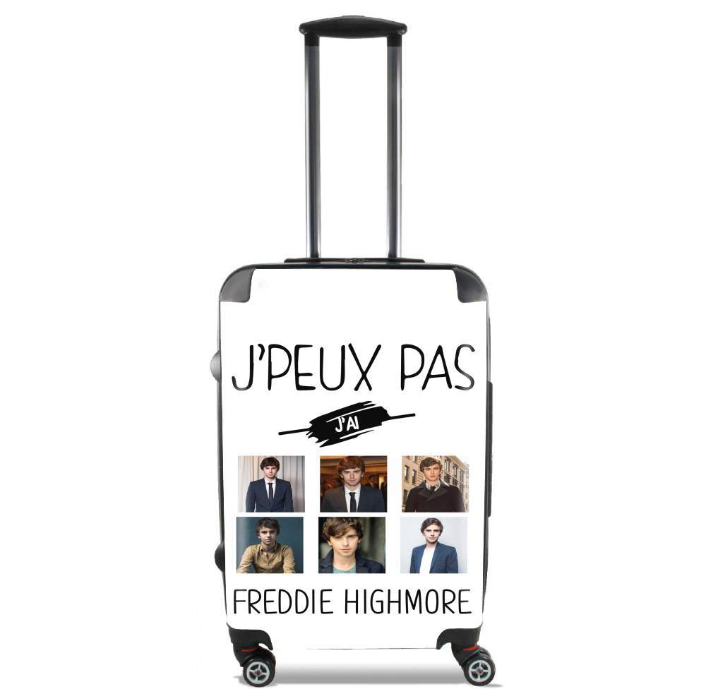 Valise trolley bagage XL pour Je peux pas j'ai Freddie Highmore Collage photos