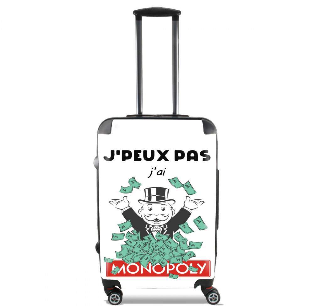 Valise trolley bagage XL pour Je peux pas jai monopoly