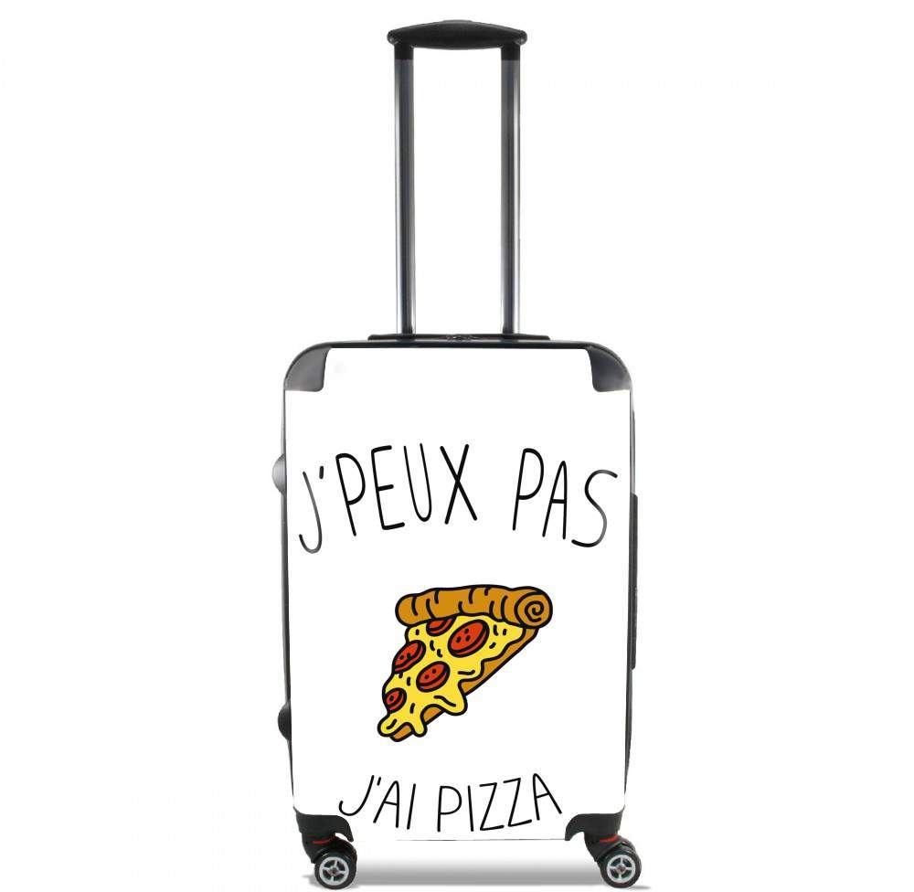 Valise trolley bagage XL pour Je peux pas j'ai pizza