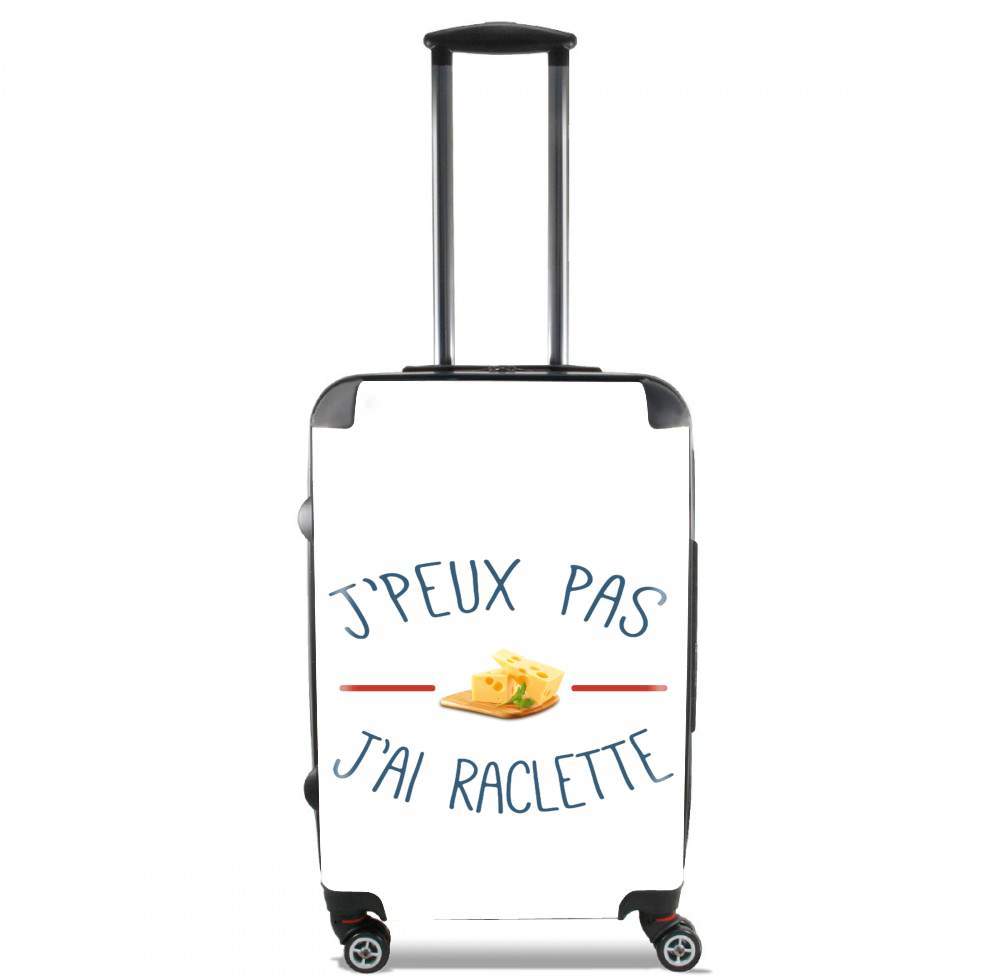 Valise trolley bagage XL pour J'peux pas j'ai raclette et fromage